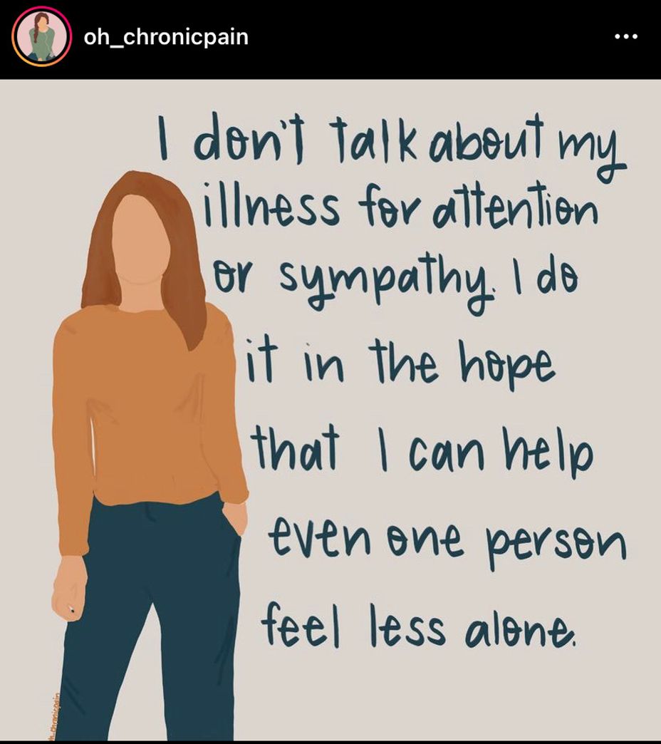 <p>Why I Openly Talk About My Illness</p>