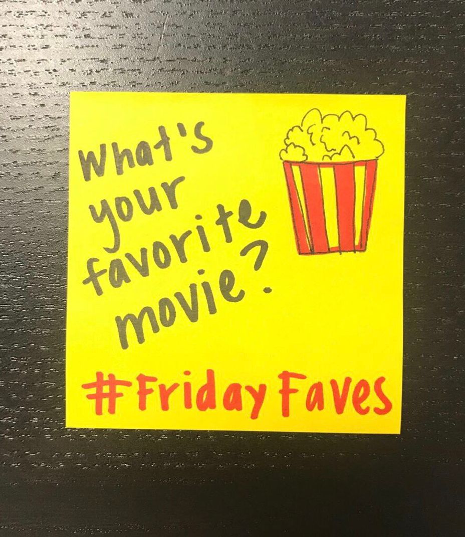 <p>🎥 What’s your favorite movie?</p>