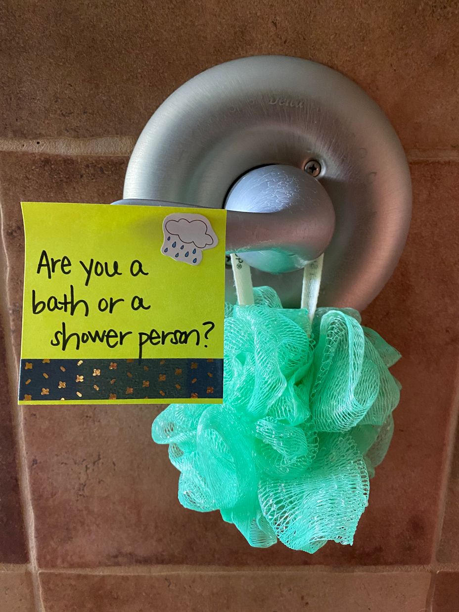 <p>Are you a bath or a shower person?</p>