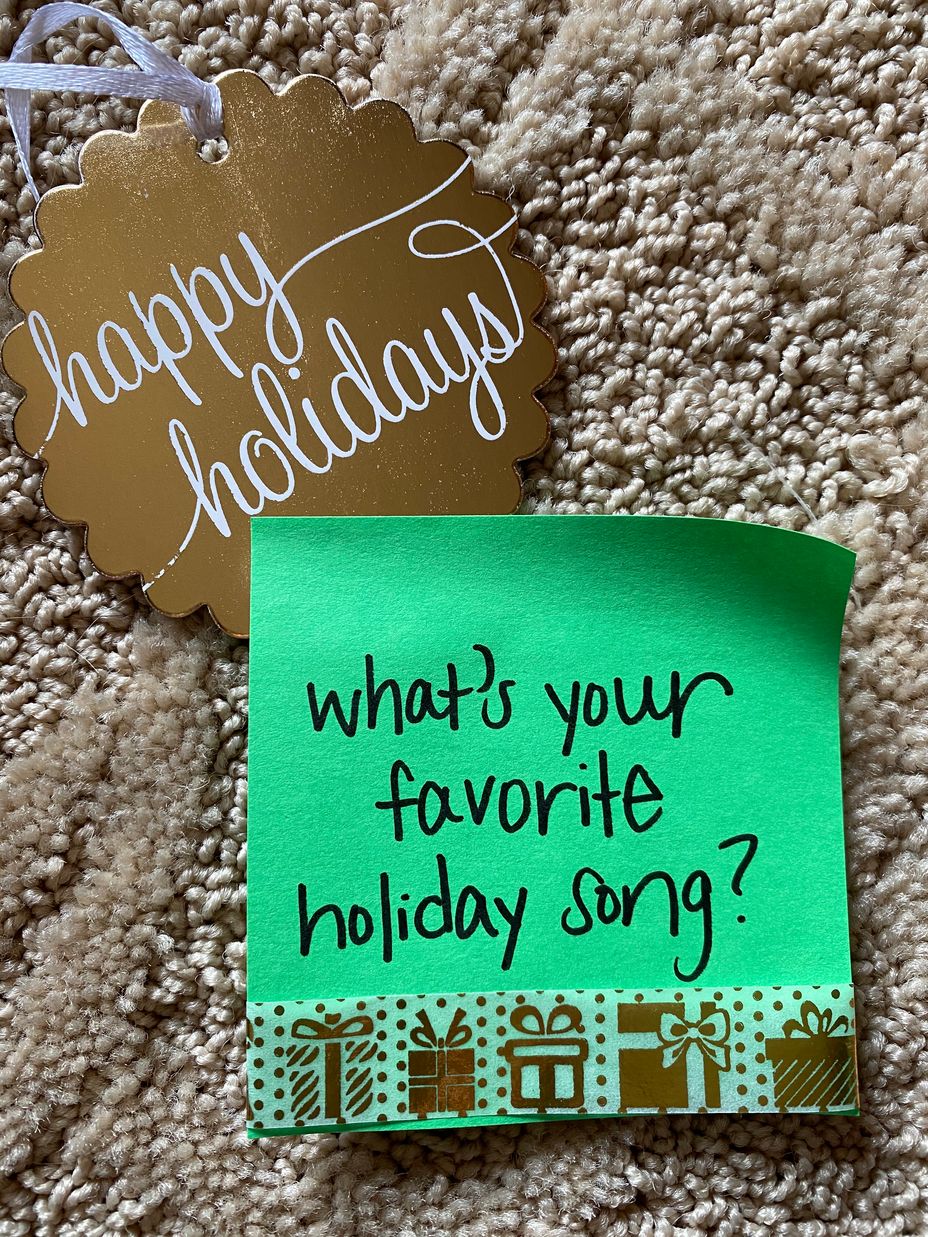 <p>What’s your favorite holiday song?</p>