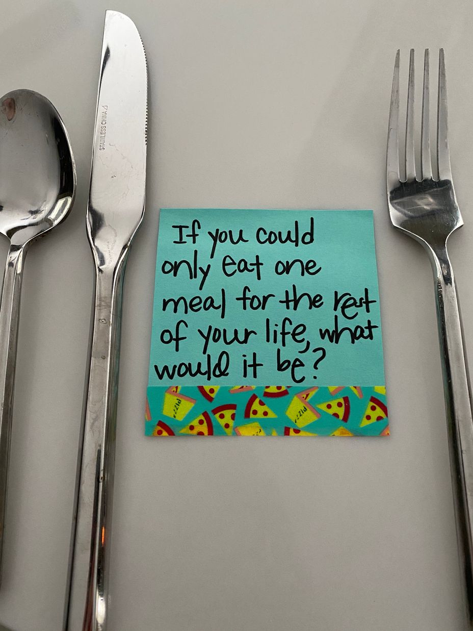 <p>If you could only eat one meal for the rest of your life, what would it be?</p>