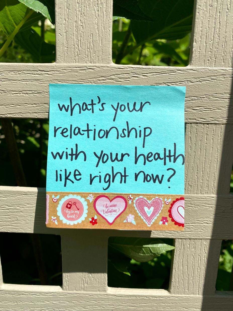<p>What’s your <a href="https://themighty.com/topic/relationships/?label=relationship" class="tm-embed-link  tm-autolink health-map" data-id="5b23ceb100553f33fe99b6a2" data-name="relationship" title="relationship" target="_blank">relationship</a> with your health like right now?</p>