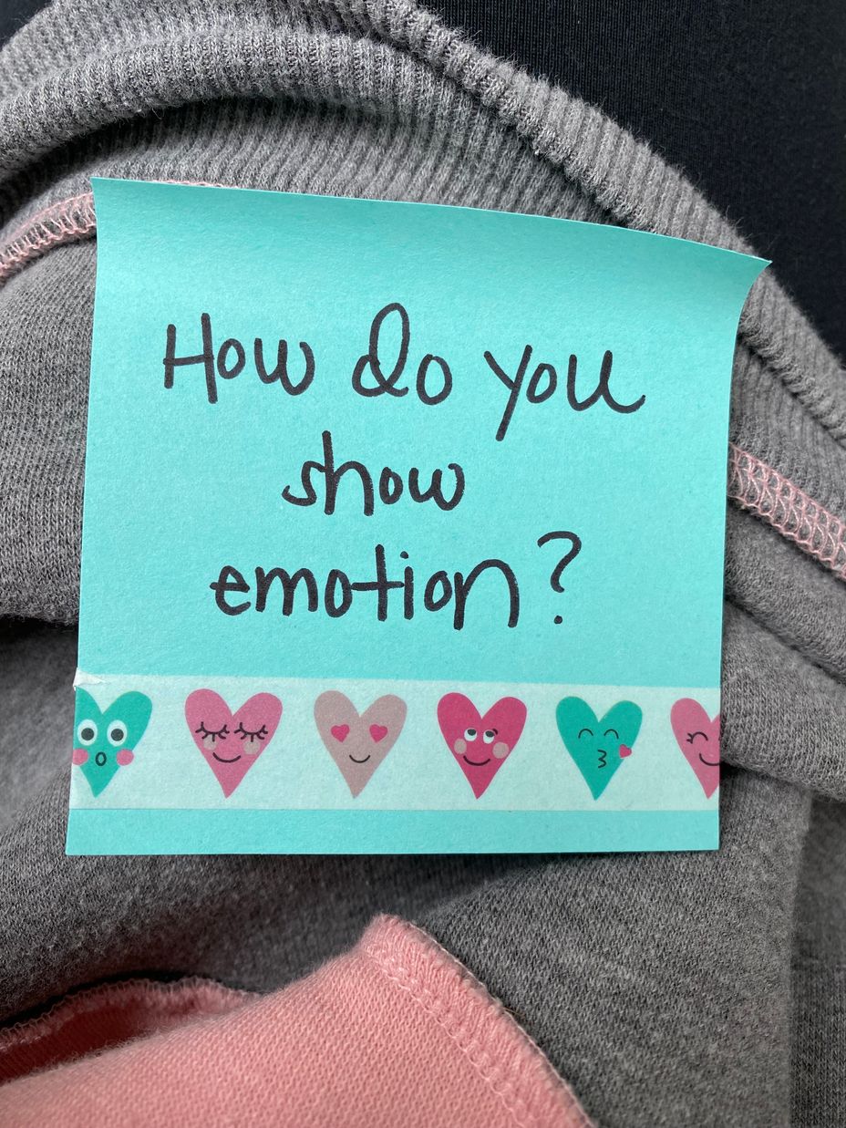 <p>How do you show emotion?</p>
