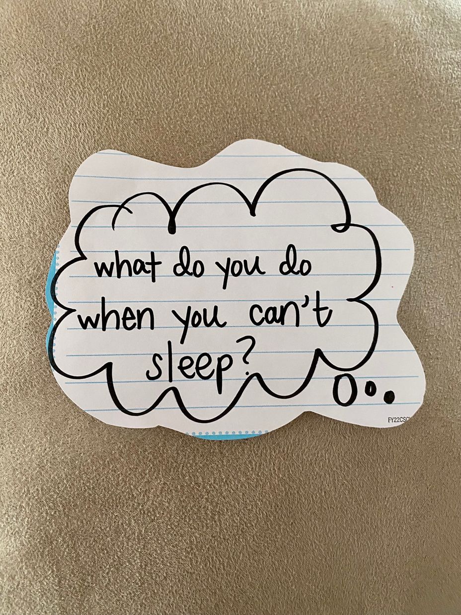 <p>What do you do when you can’t sleep?</p>