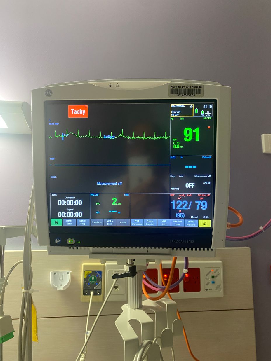<p>Update from the hospital</p>