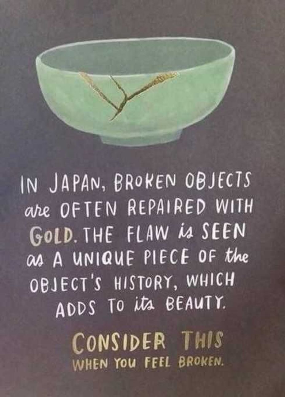 <p>BEAUTIFULLY PUT BACK TOGETHER 💛</p>
