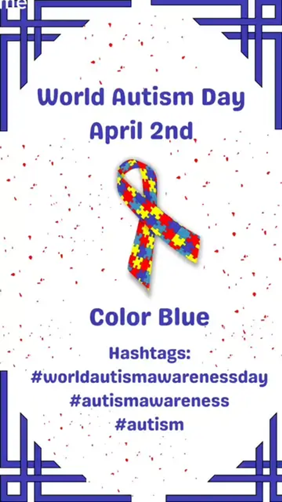 <p>World Autism Awareness Day</p>