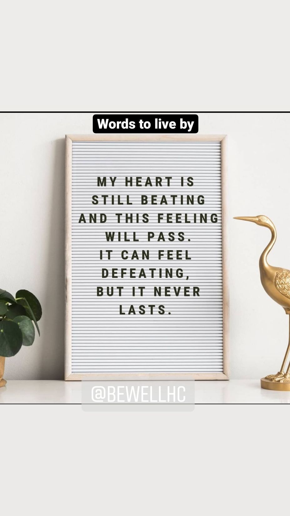 <p>My heart is still beating</p>