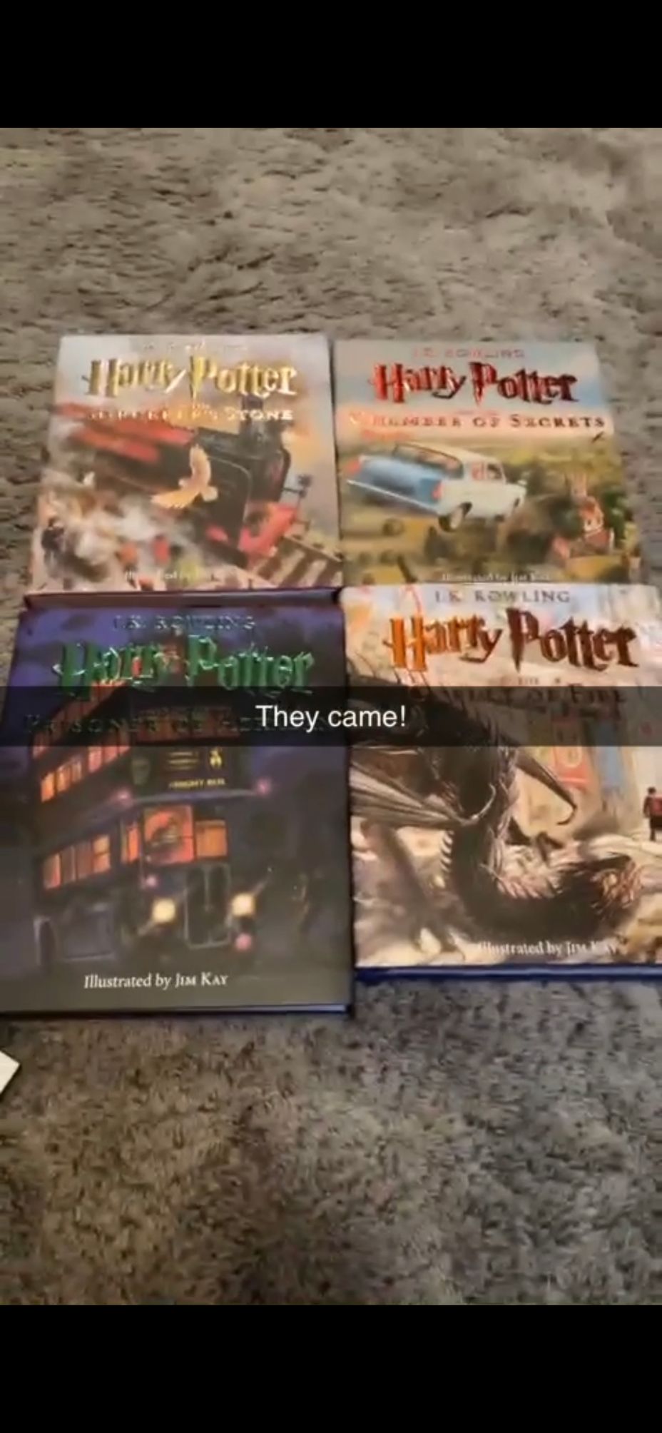 <p>Harry Potter makes me happy</p>