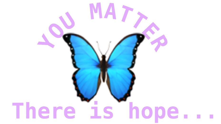 <p>💓💛🦋YOU MATTER🦋💛💓<a class="tm-topic-link mighty-topic" title="#CheckInWithMe: Give and get support here." href="/topic/checkinwithme/" data-id="5b8805a6f1484800aed7723f" data-name="#CheckInWithMe: Give and get support here." aria-label="hashtag #CheckInWithMe: Give and get support here.">#CheckInWithMe</a>  <a class="tm-topic-link mighty-topic" title="Suicide" href="/topic/suicide/" data-id="5b23cebd00553f33fe99d72a" data-name="Suicide" aria-label="hashtag Suicide">#Suicide</a>  <a class="tm-topic-link ugc-topic" title="keepgoing" href="/topic/keepgoing/" data-id="5b9a860383173900abf57d8e" data-name="keepgoing" aria-label="hashtag keepgoing">#keepgoing</a> </p>