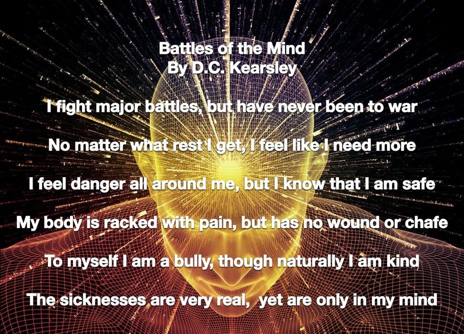 <p>Battles of the Mind a poem by me</p>