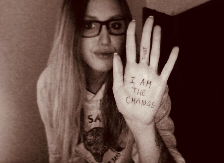 <p>I am the change. (And you are, too.) ✋</p>