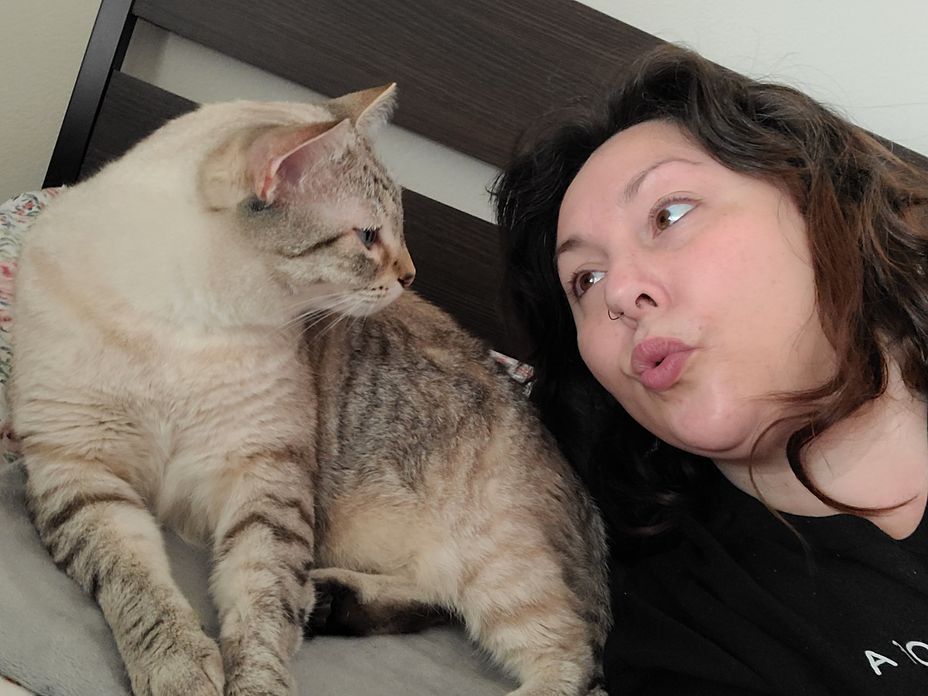 <p>OK GOD, I GUESS IT'S STILL ME AND MY CAT!! <a class="tm-topic-link ugc-topic" title="dating with a chronic illness" href="/topic/dating-with-a-chronic-illness/" data-id="5b23ce7500553f33fe990de9" data-name="dating with a chronic illness" aria-label="hashtag dating with a chronic illness">#DatingWithAChronicIllness</a>  <a class="tm-topic-link ugc-topic" title="datingdisabilities" href="/topic/datingdisabilities/" data-id="5e5388d4c3c66c00d69ff5d8" data-name="datingdisabilities" aria-label="hashtag datingdisabilities">#datingdisabilities</a> </p>