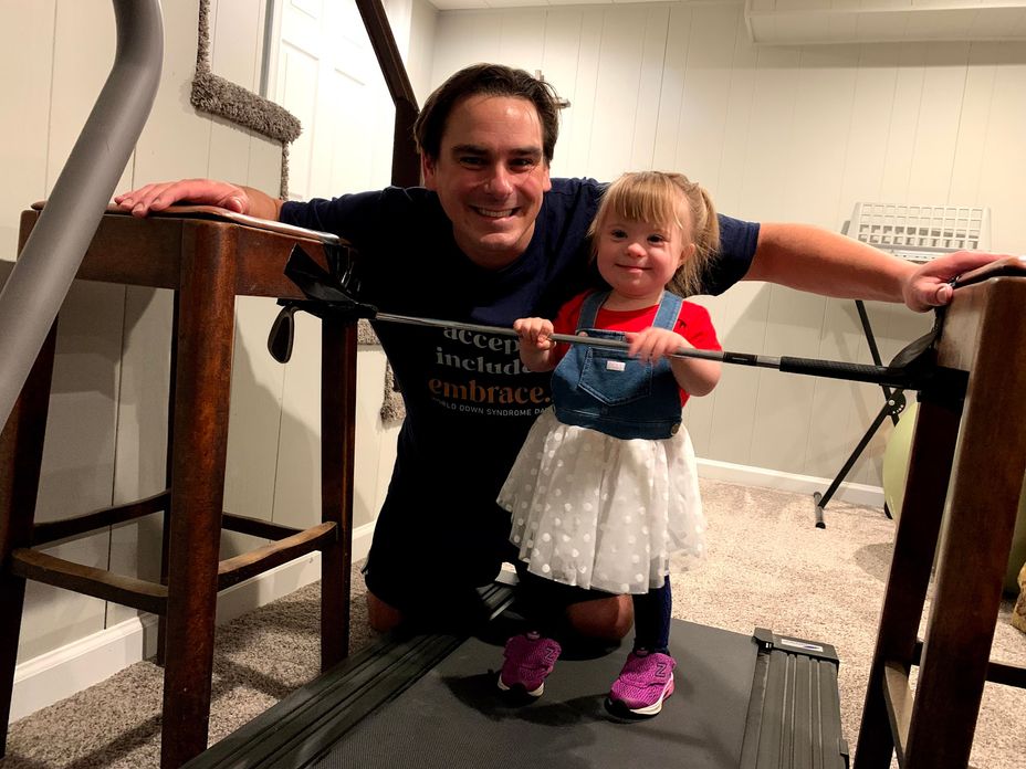 <p>"Amazing Abby" the Treadmill Training Toddler</p>