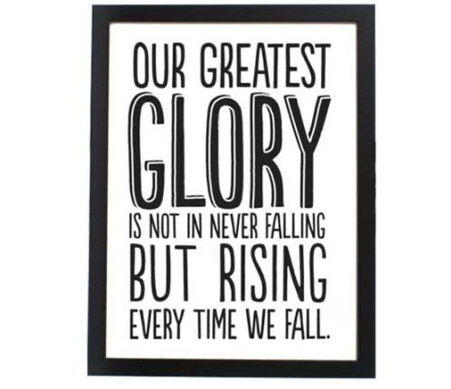 <p>Motivational Monday: Our Greatest Glory On This Health Journey</p>