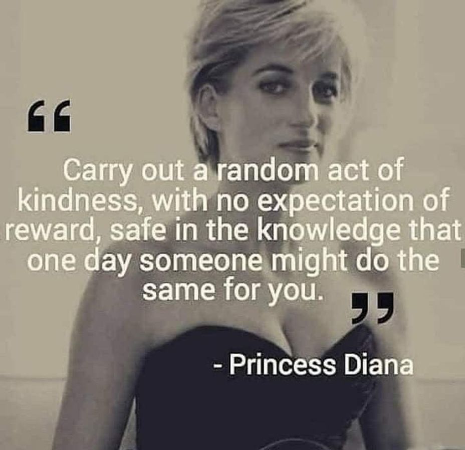 <p>Random Act of Kindness <a class="tm-topic-link ugc-topic" title="Princess Diana" href="/topic/princess-diana/" data-id="5b23cead00553f33fe99abfa" data-name="Princess Diana" aria-label="hashtag Princess Diana">#PrincessDiana</a></p>