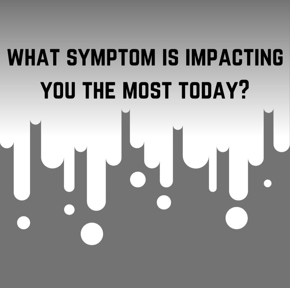 <p>What symptom is impacting you the most today?</p>