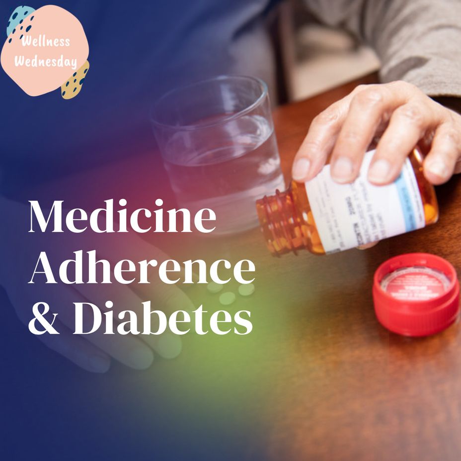 <p>Wellness Wednesday: Medicine Adherence & <a href="https://themighty.com/topic/diabetes/?label=Diabetes" class="tm-embed-link  tm-autolink health-map" data-id="5b23ce7700553f33fe99129c" data-name="Diabetes" title="Diabetes" target="_blank">Diabetes</a></p>