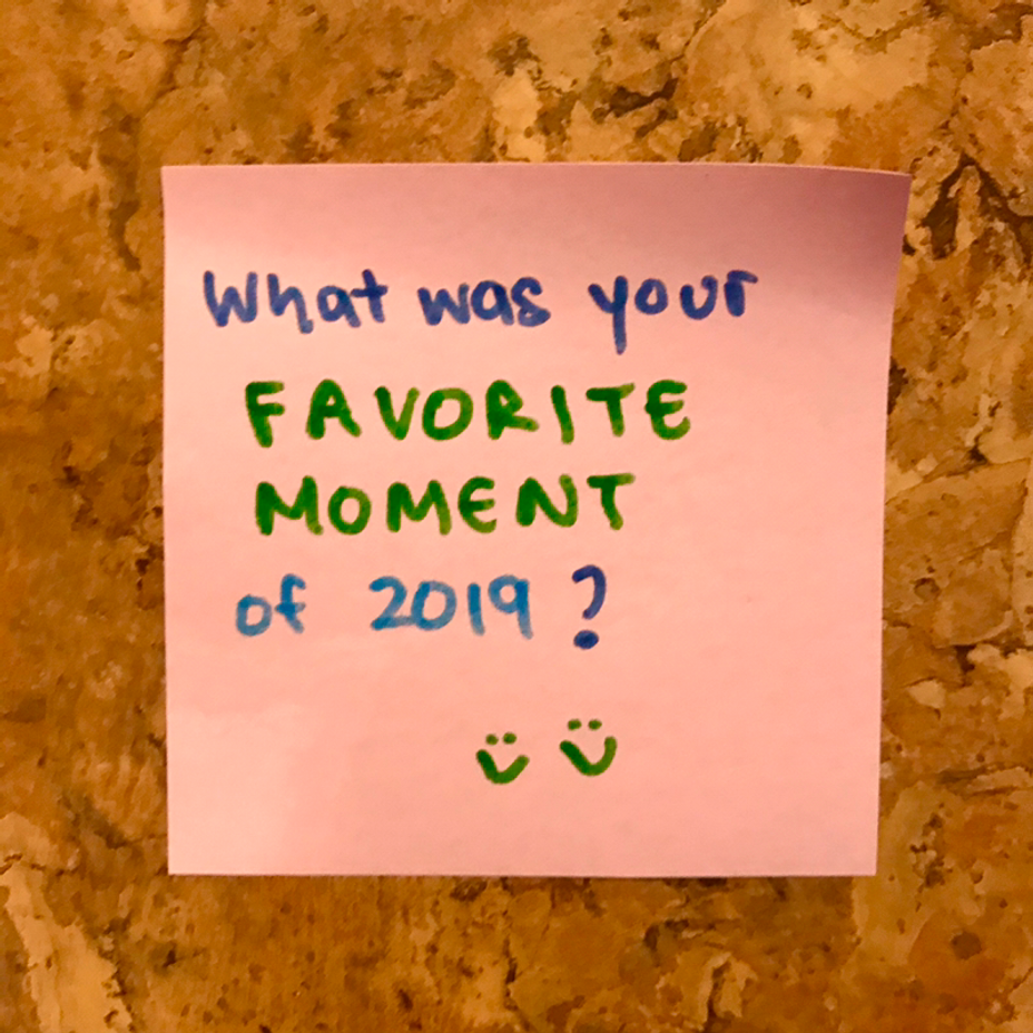 <p>What was your favorite moment of 2019? 😄</p>
