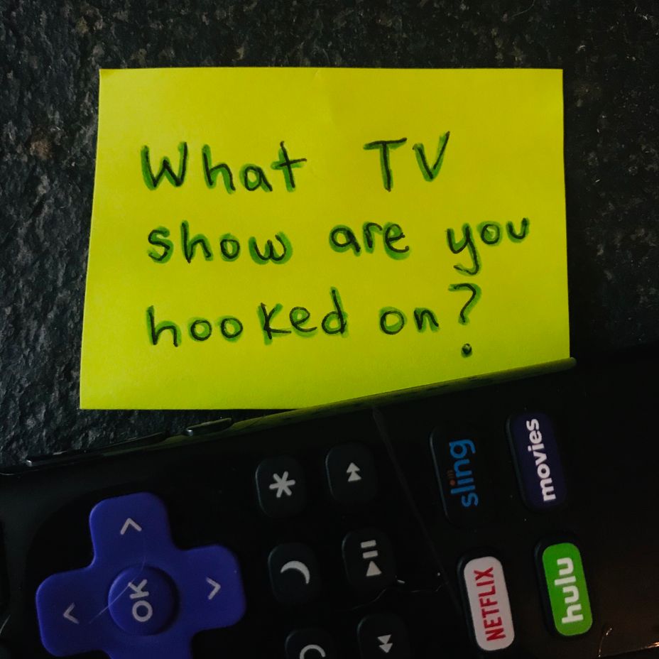 <p>📺 What TV show are you hooked on?</p>