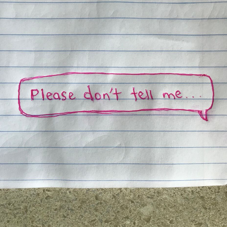 <p>Please don’t tell me...</p>