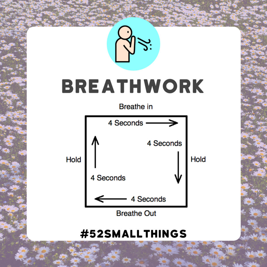 <p>Breathwork Exercise: Square Breathing <a class="tm-topic-link mighty-topic" title="#52SmallThings: A Weekly Self-Care Challenge" href="/topic/52-small-things/" data-id="5c01a326d148bc9a5d4aefd9" data-name="#52SmallThings: A Weekly Self-Care Challenge" aria-label="hashtag #52SmallThings: A Weekly Self-Care Challenge">#52SmallThings</a> </p>
