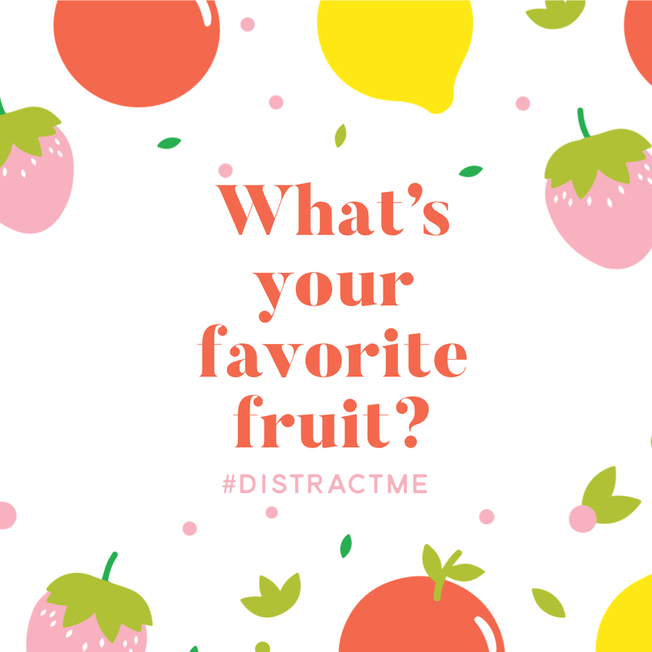 <p>What’s your favorite fruit?</p>
