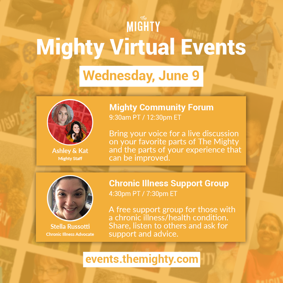 <p>Mighty Virtual Events: Wednesday, 6/9/21!</p>