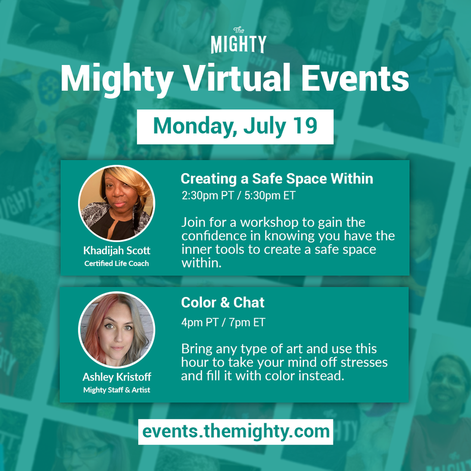 <p>Mighty Virtual Events: Monday 7/19/21!</p>