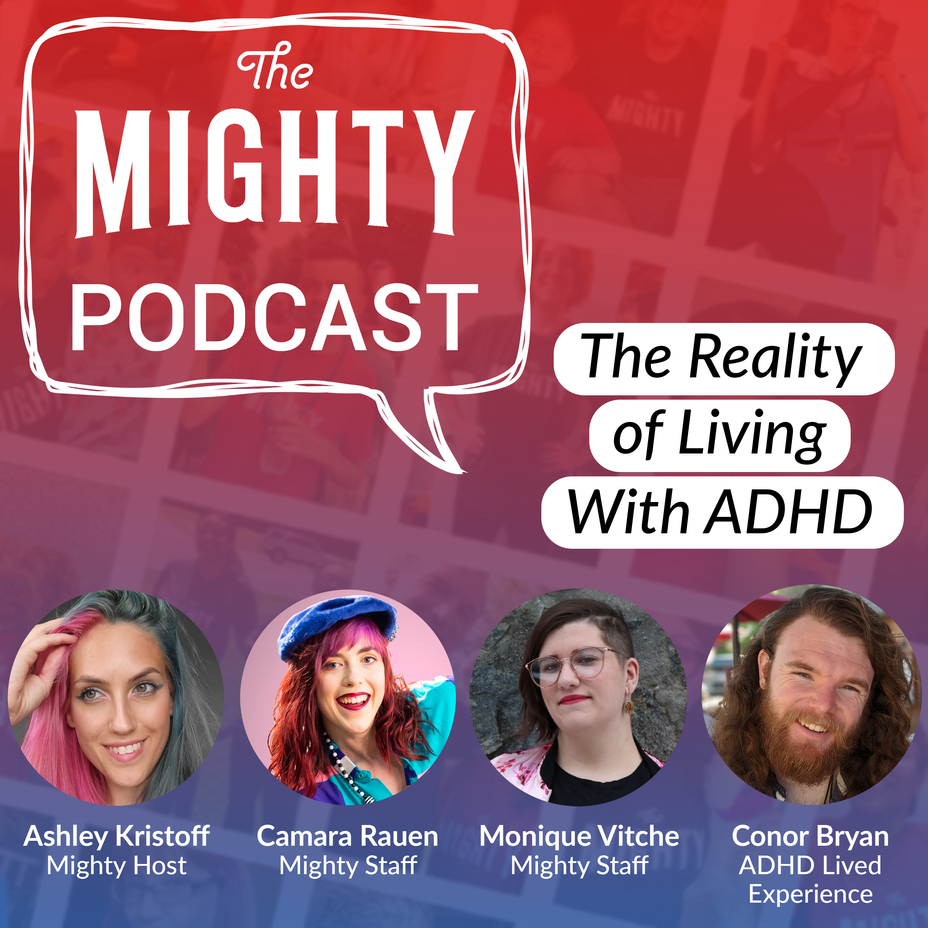 <p>The Mighty Podcast Reality of Living With <a href="https://themighty.com/topic/adhd/?label=ADHD" class="tm-embed-link  tm-autolink health-map" data-id="5b23ce5800553f33fe98c48e" data-name="ADHD" title="ADHD" target="_blank">ADHD</a> Episode is Out Now!</p>