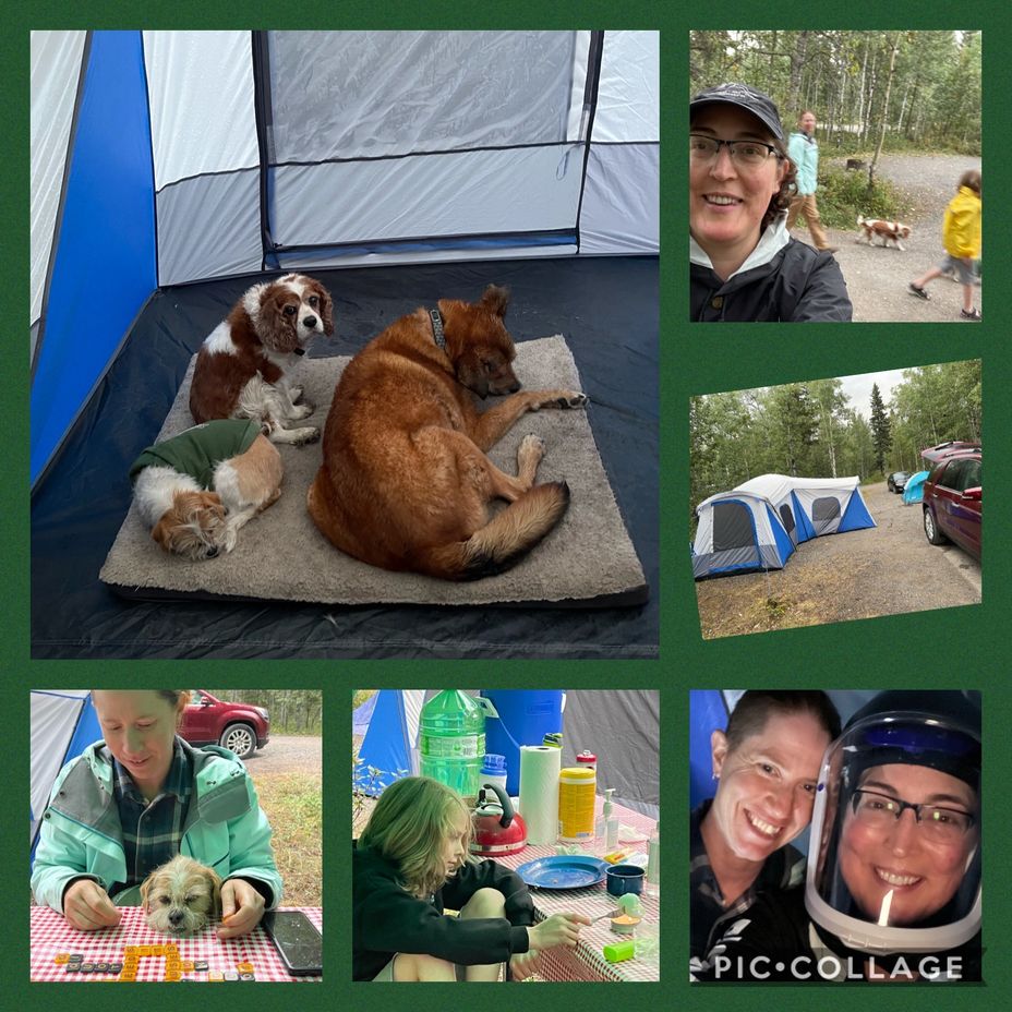 <p>Camping fun!</p>