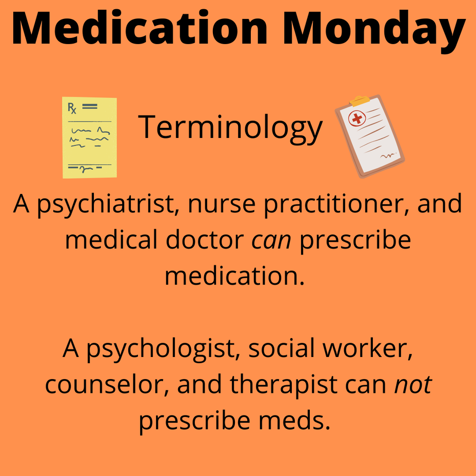 <p>Medication Monday</p>
