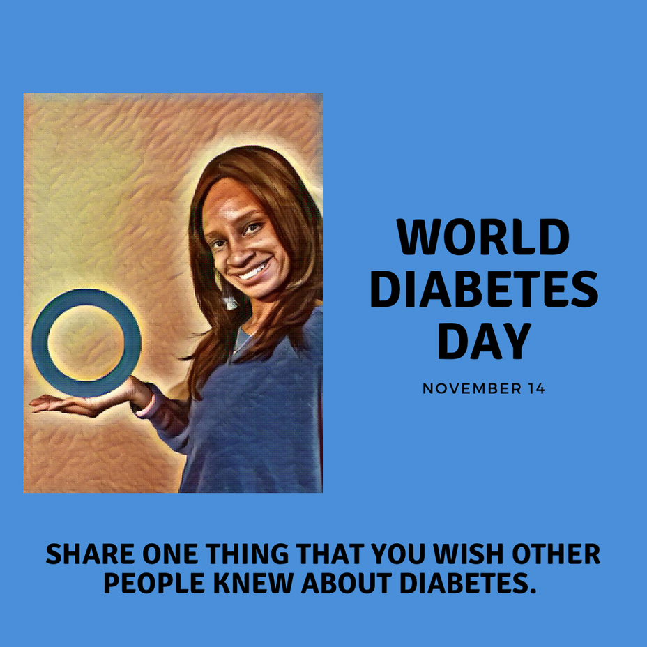 <p>World <a href="https://themighty.com/topic/diabetes/?label=Diabetes" class="tm-embed-link  tm-autolink health-map" data-id="5b23ce7700553f33fe99129c" data-name="Diabetes" title="Diabetes" target="_blank">Diabetes</a> Day Reflection</p>