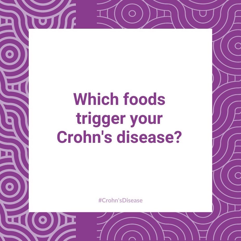 <p>Which foods trigger your Crohn’s disease?</p>