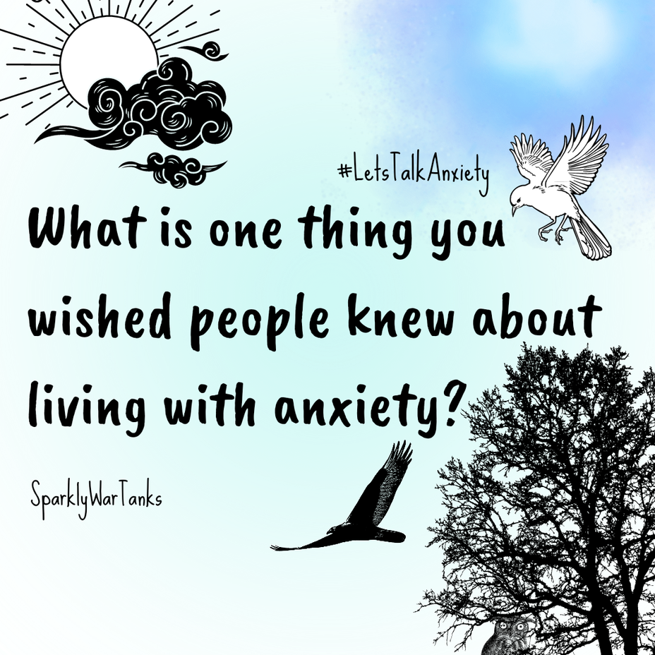 <p>What is one thing you wish people knew about living with <a href="https://themighty.com/topic/anxiety/?label=anxiety" class="tm-embed-link  tm-autolink health-map" data-id="5b23ce5f00553f33fe98d1b4" data-name="anxiety" title="anxiety" target="_blank">anxiety</a>?</p>