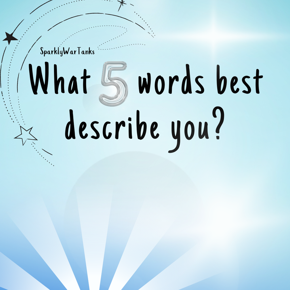 <p>What 5️⃣ words best describe you?</p>