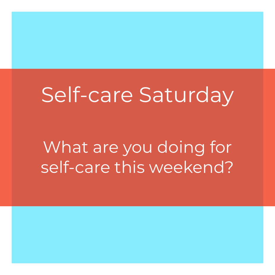 <p><a class="tm-topic-link ugc-topic" title="Self-care" href="/topic/self-care/" data-id="5b23ceb600553f33fe99c2d6" data-name="Self-care" aria-label="hashtag Self-care">#Selfcare</a>  Saturday</p>