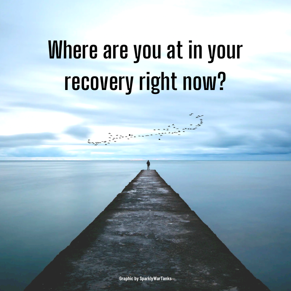 <p>Where are you at in your recovery right now?</p>