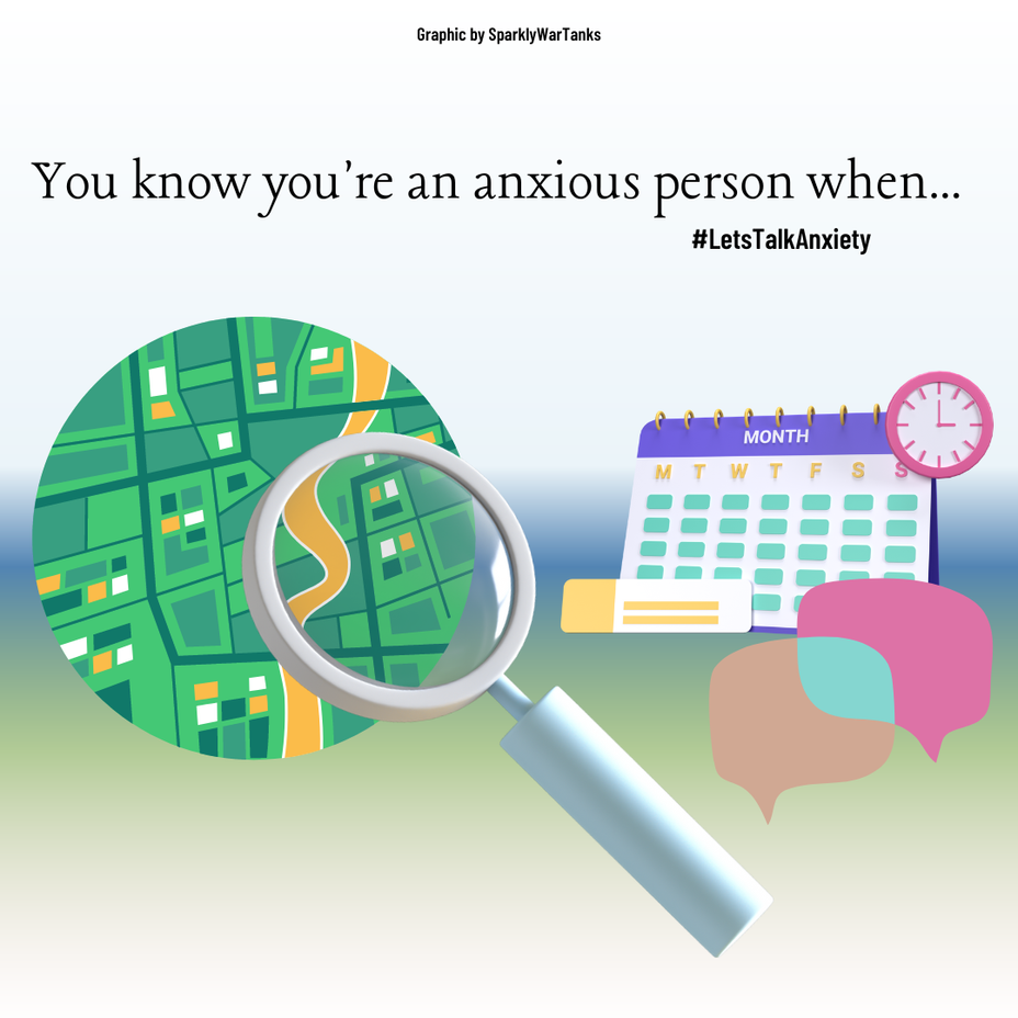 <p>You know you’re an anxious person when…</p>