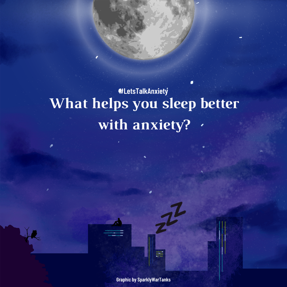 <p>What helps you sleep better with <a href="https://themighty.com/topic/anxiety/?label=anxiety" class="tm-embed-link  tm-autolink health-map" data-id="5b23ce5f00553f33fe98d1b4" data-name="anxiety" title="anxiety" target="_blank">anxiety</a>?</p>