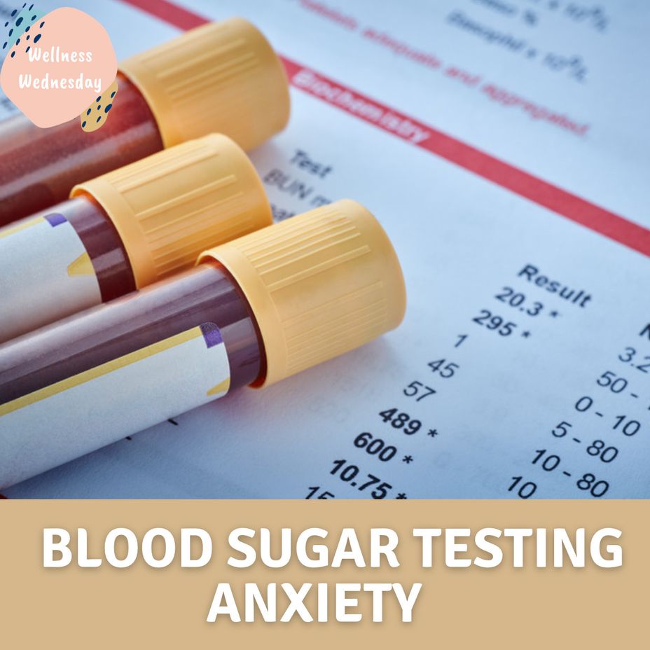 <p>Wellness Wednesday: Blood Sugar Testing <a href="https://themighty.com/topic/anxiety/?label=Anxiety" class="tm-embed-link  tm-autolink health-map" data-id="5b23ce5f00553f33fe98d1b4" data-name="Anxiety" title="Anxiety" target="_blank">Anxiety</a></p>