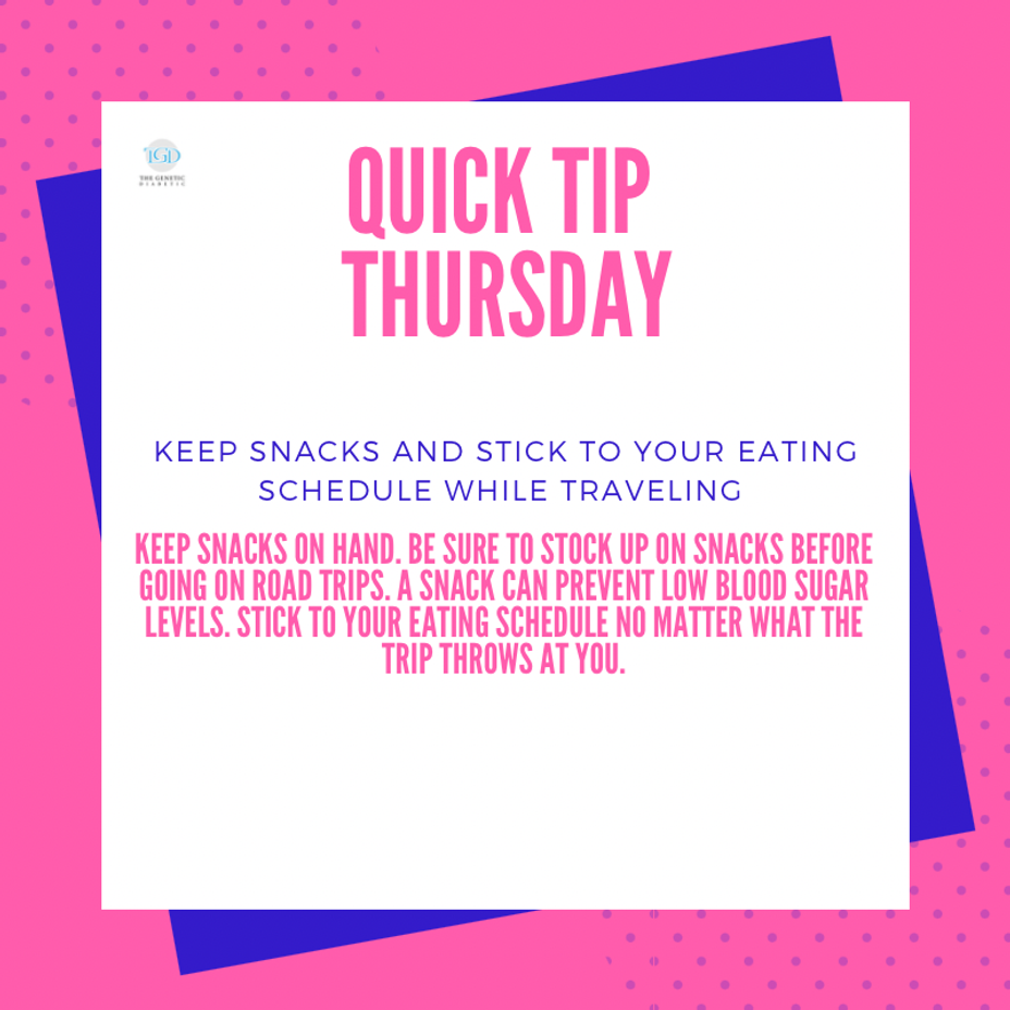 <p>Quick Tip Thursday: Keep Snacks And Stick To Your Eating Schedule While Traveling</p>