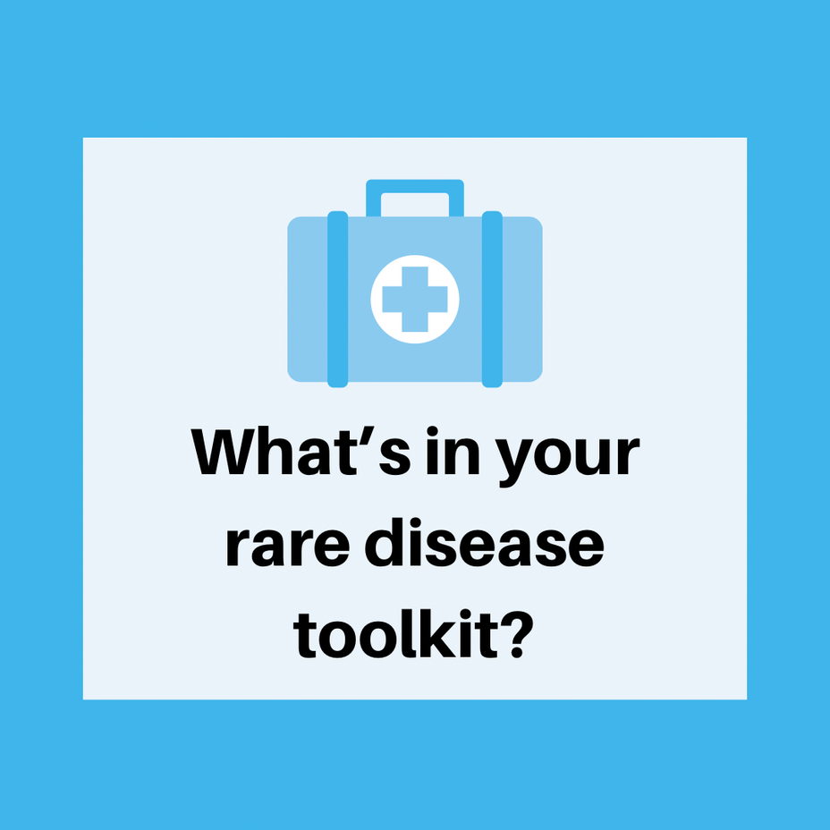<p>What’s in your <a href="https://themighty.com/topic/rare-disease/?label=rare disease" class="tm-embed-link  tm-autolink health-map" data-id="5b23ceb000553f33fe99b3c3" data-name="rare disease" title="rare disease" target="_blank">rare disease</a> “toolkit”?</p>
