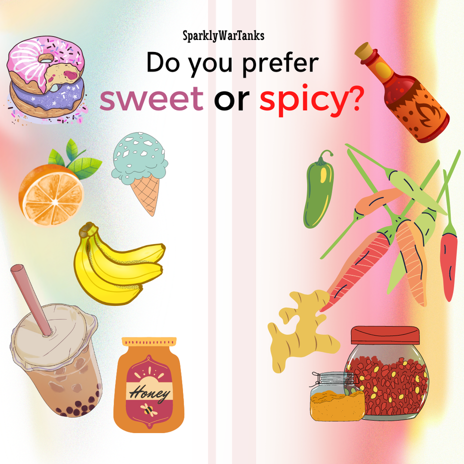 <p>Do you prefer sweet or spicy?</p>