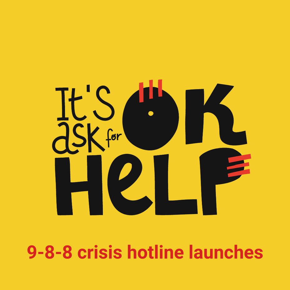 <p>9-8-8 crisis hotline launches</p>
