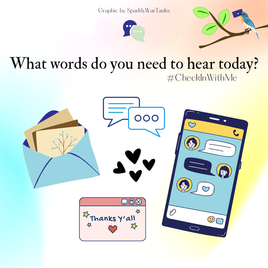 <p>What words do you need to hear today?</p>