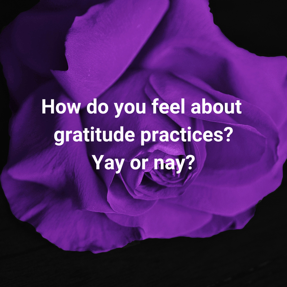 <p>How do you feel about gratitude practices? Yay or nay?</p>