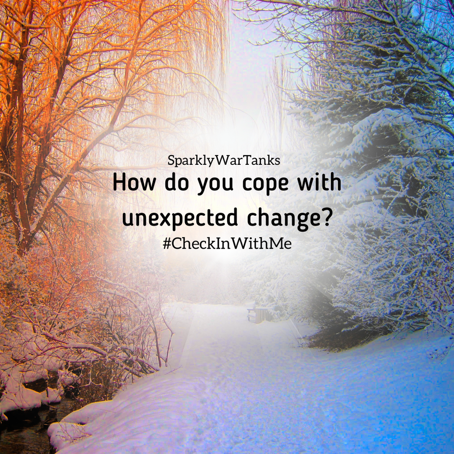 <p>How do you cope with unexpected change?</p>