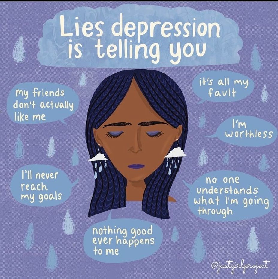 <p>Lies <a href="https://themighty.com/topic/depression/?label=Depression" class="tm-embed-link  tm-autolink health-map" data-id="5b23ce7600553f33fe991123" data-name="Depression" title="Depression" target="_blank">Depression</a> is Telling You <a class="tm-topic-link mighty-topic" title="Depression" href="/topic/depression/" data-id="5b23ce7600553f33fe991123" data-name="Depression" aria-label="hashtag Depression">#Depression</a>  <a class="tm-topic-link mighty-topic" title="Chronic Illness" href="/topic/chronic-illness/" data-id="5b23ce6f00553f33fe98fe39" data-name="Chronic Illness" aria-label="hashtag Chronic Illness">#ChronicIllness</a>  <a class="tm-topic-link mighty-topic" title="Rare Disease" href="/topic/rare-disease/" data-id="5b23ceb000553f33fe99b3c3" data-name="Rare Disease" aria-label="hashtag Rare Disease">#RareDisease</a>  <a class="tm-topic-link ugc-topic" title="urticaria" href="/topic/urticaria/" data-id="5b6ba878a7157865190c739b" data-name="urticaria" aria-label="hashtag urticaria">#Urticaria</a>  <a class="tm-topic-link ugc-topic" title="chronicurticaria" href="/topic/chronicurticaria/" data-id="61a829e5bb0d1c0024b4ee80" data-name="chronicurticaria" aria-label="hashtag chronicurticaria">#chronicurticaria</a>  <a class="tm-topic-link mighty-topic" title="Autoimmune Urticaria" href="/topic/autoimmune-urticaria/" data-id="5b23ce6300553f33fe98dcea" data-name="Autoimmune Urticaria" aria-label="hashtag Autoimmune Urticaria">#AutoimmuneUrticaria</a> </p>