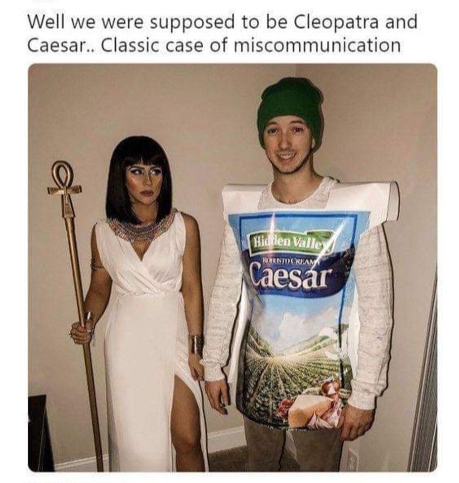 <p>A laugh for you! Halloween costume version 🤣😂🤣</p>